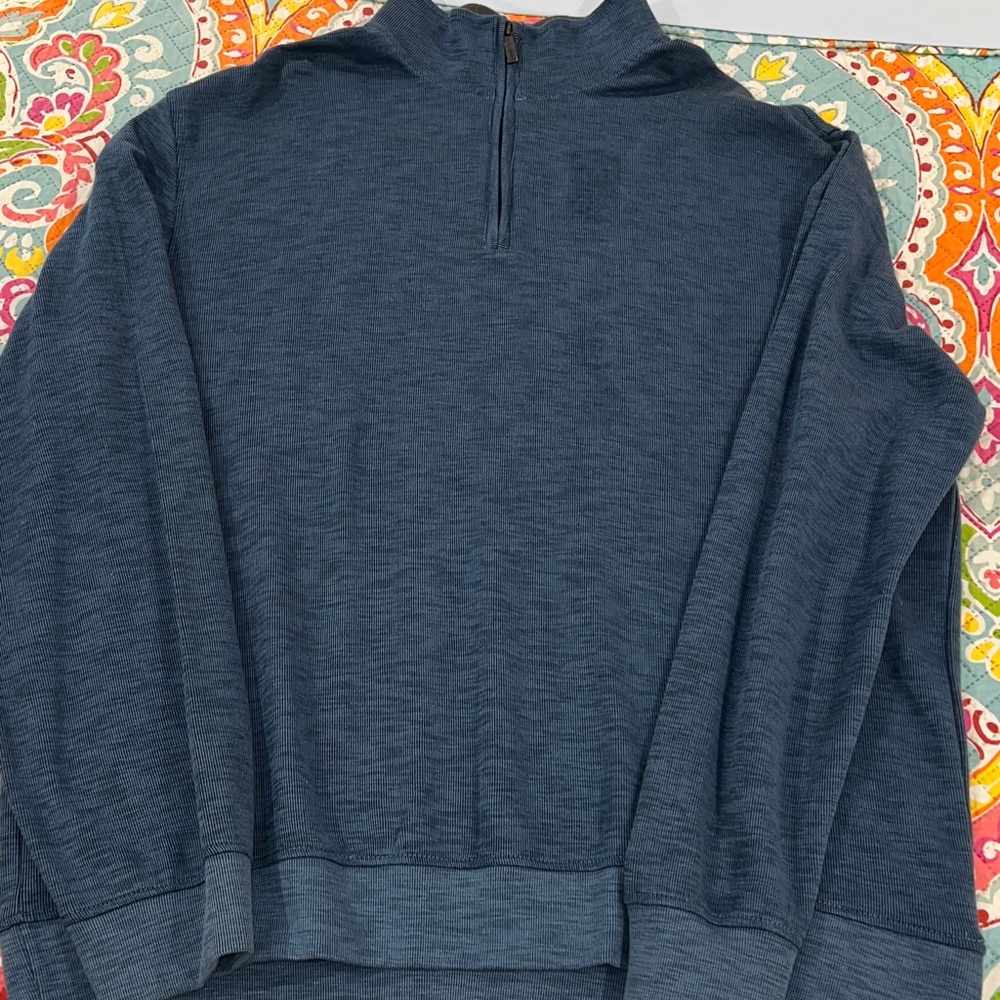 Men's Van Heusen Blue Half-Zip Sweater